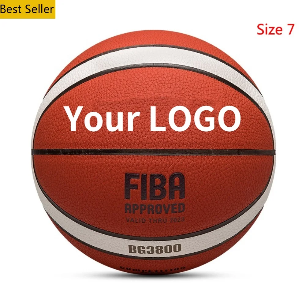

Molten Basketball Hot Sale Professional High Quality Advanced PU Leather Size 7 Custom Logo GG7X Basketballs, Customize color