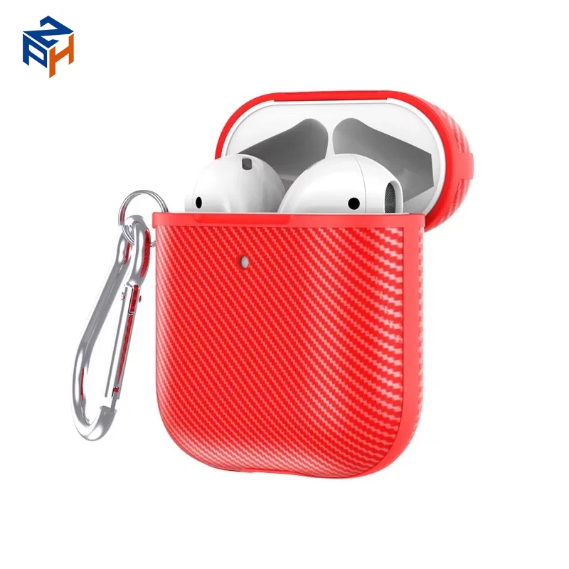 

Wholesale Airpods 2 Case Earbuds Cover For iPhone Cases With Matching TPU Designer Airpod Case, Black, red, gray, blue