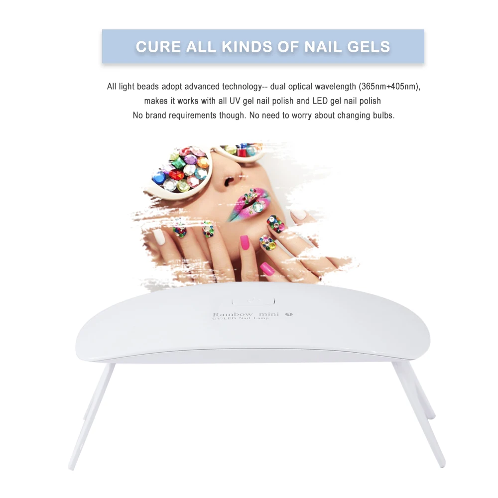 Egg Shape Nails Polish Dryer Nail Art Hand Held 1 Piece T2 72W Uvled Sally Beauty Supply Ultrafast Portable Led Kids Set W