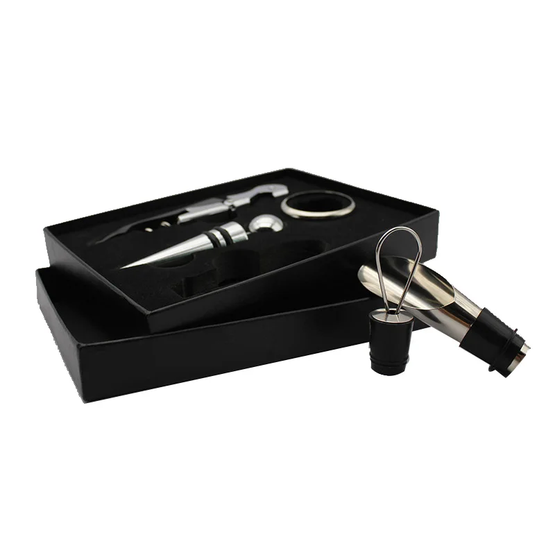 

stainless steel bottle opener box set wholesale custom printing logo bar accessories
