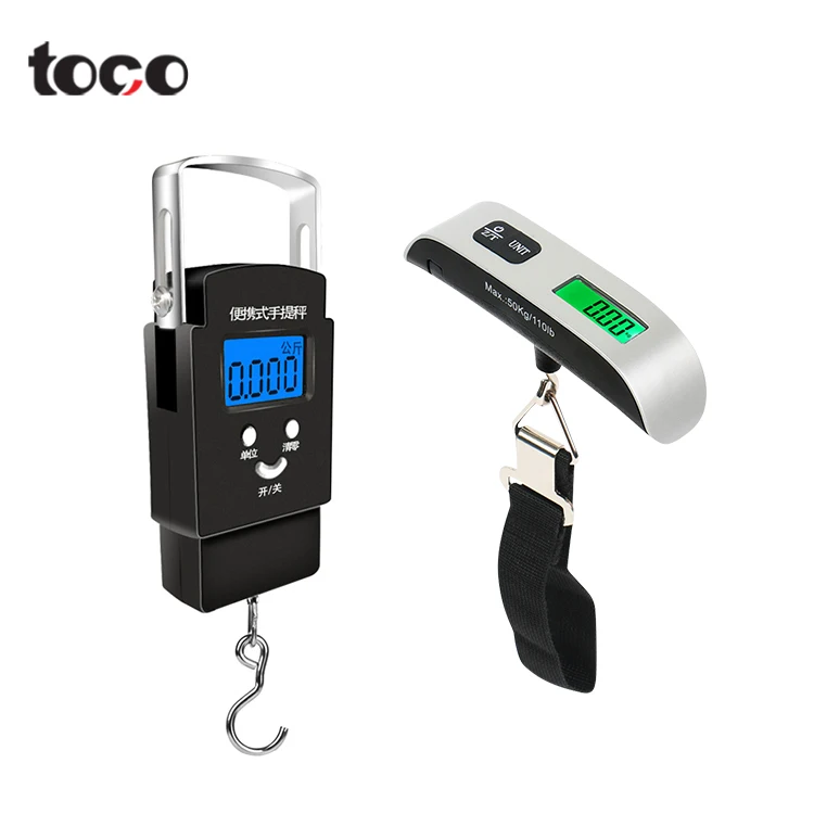 

toco Factory Power Hanging Strap Electronic Promotional Digital Luggage Scale with Weighing Portable Travel Battery