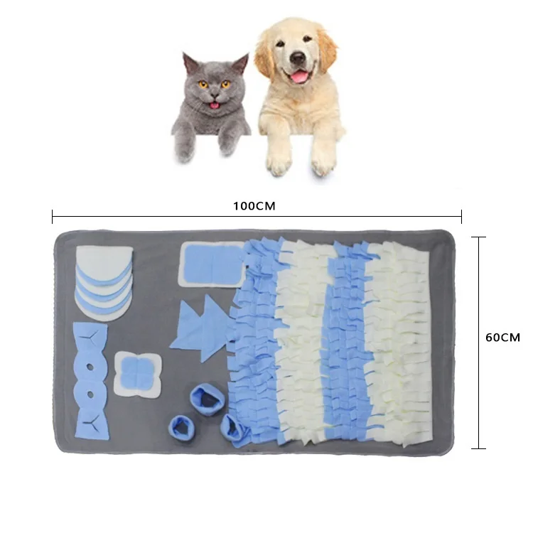 

pet supplies puzzle interactive decompression washable fleece cat scratching mat dog dog puppy pet snuffle mats
