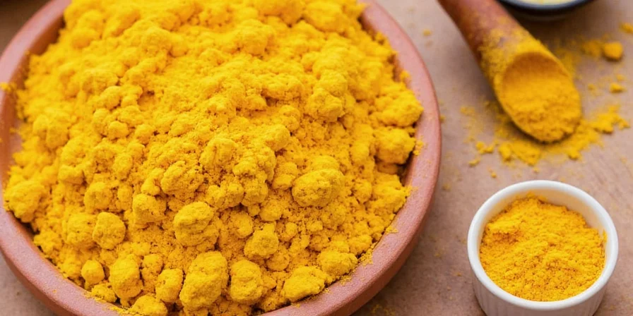 Infographic-style image of turmeric health benefits