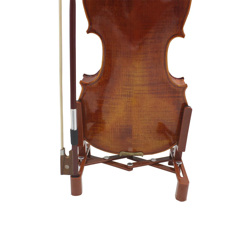 

Professional Folding Violin Stand Musical Instrument Rack Portable Fiddle Floor Holder Violins Guitar Accessories, Wood
