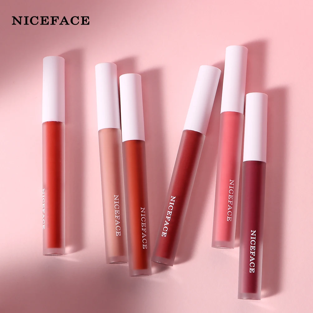 

12 Colors Makeup Matte Lip Gloss Women Lips Maquiagem Make up Cosmetics Mate Batom Lip Stick Lipgloss, Clear/color changing/glitter