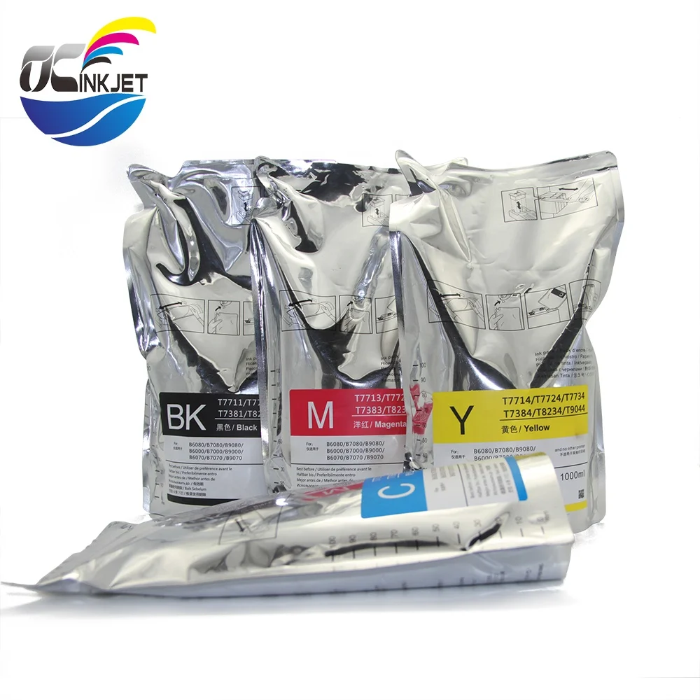 

Ocinkjet 1100Ml Dye Ink Bag With One Time Chip For EPSON F6300/F9400/F6360/F9460 Printer