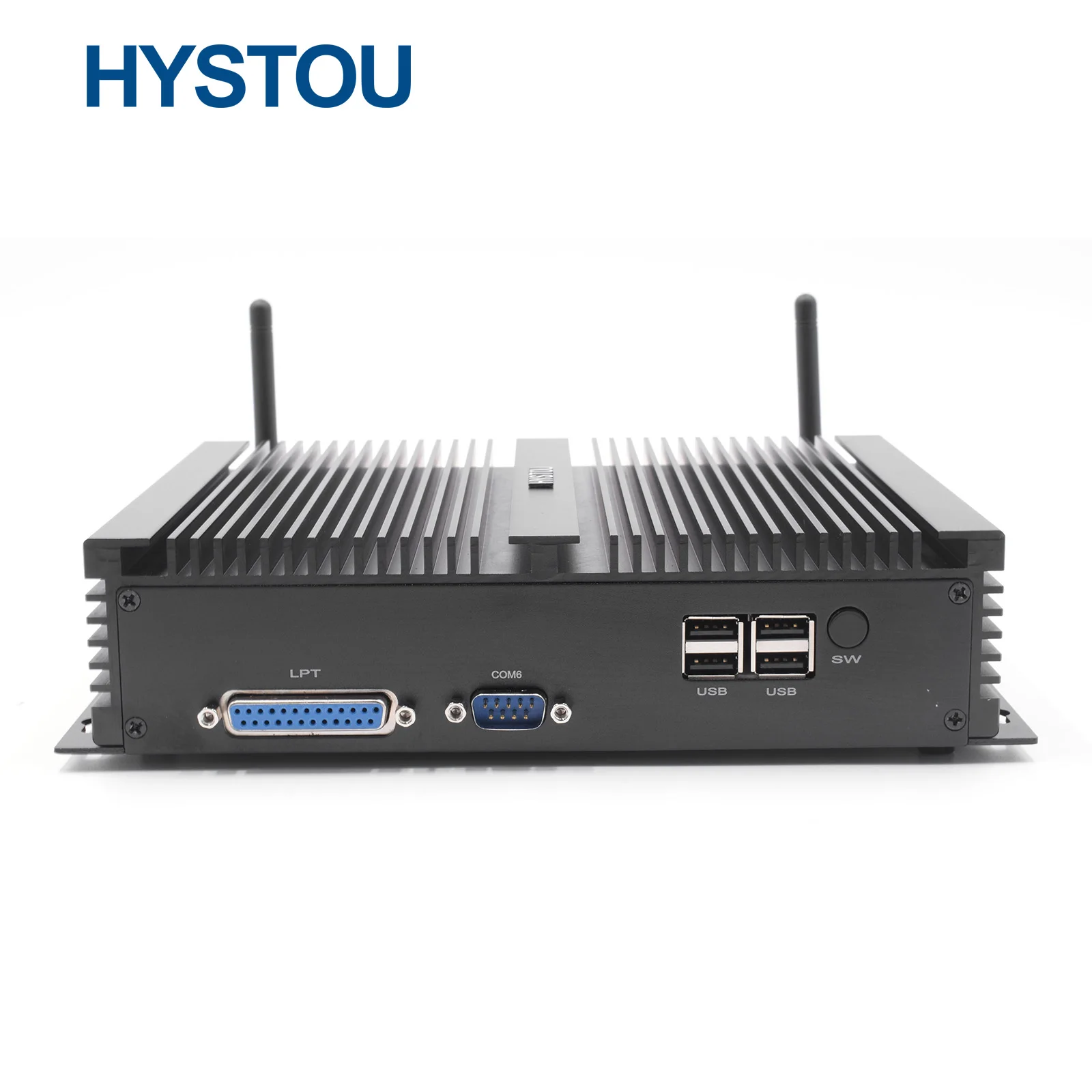 

HYSTOU Gaming Office PC Desktop Computer Mini CPU i7 Core i7 8550u Fanless Industrial PC with LPT