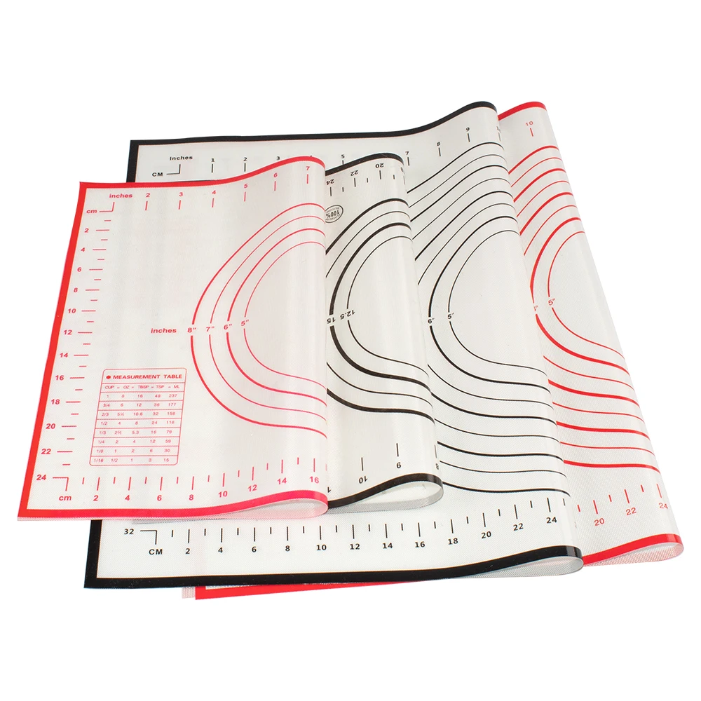 

Chinese Factory Made Silicone Baking Pastry Mat With Measurements Mat