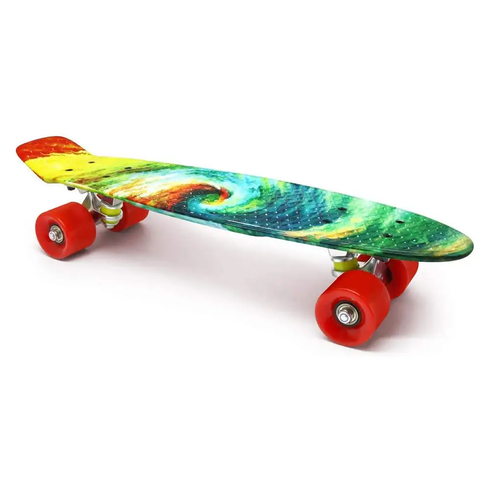 

Complete 22inch Longboard Skateboard Mini Cruiser Board Retro Skateboard Long Board Skate Board For Youths Beginners
