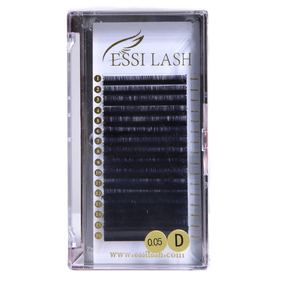 

Private Label Volume Eyelashes Lash Eyelash Extensions 6-20mm J/B/C/CC/D/DD Curl 0.03/0.04/0.05/0.06/0.07/0.10mm Thickness, Matte black