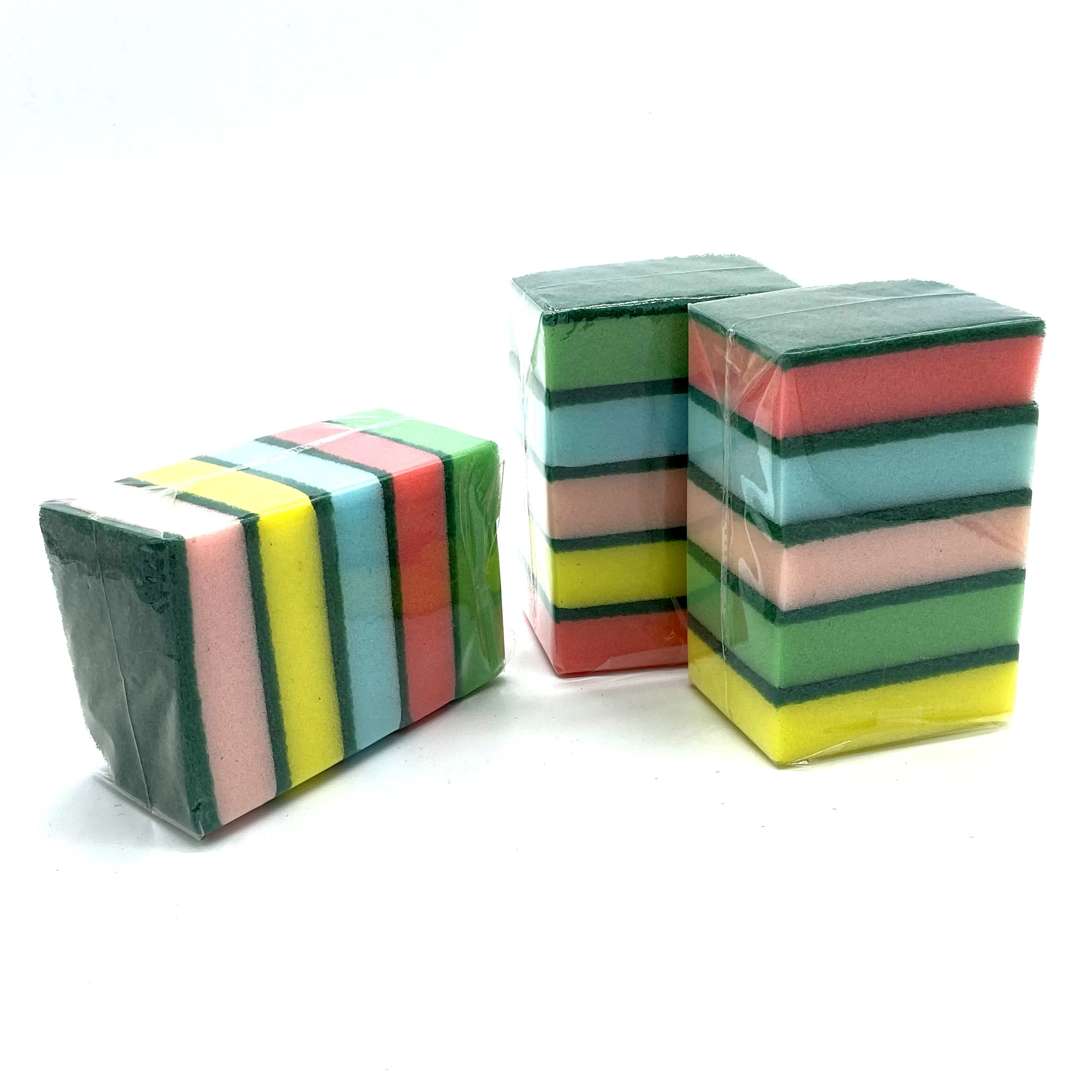 

Powerful Kitchen Cleaning Polyurethane Sponge for Washing Dishes in bulk or The Whole Set, Colorful