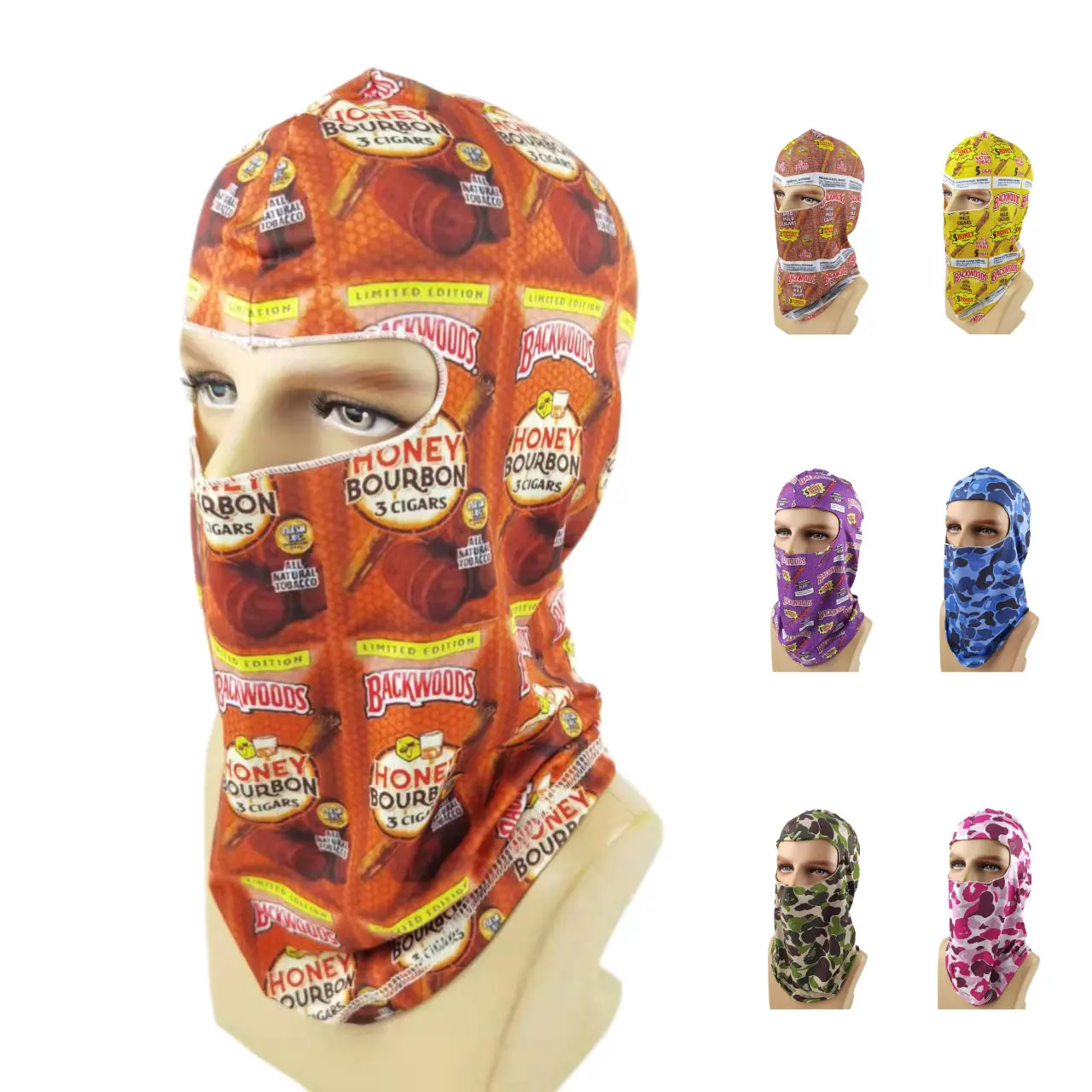 

Wholesale Cheap ski mask 3 hole Full Face Cover designer ski mask balaclava full face mask with logo
