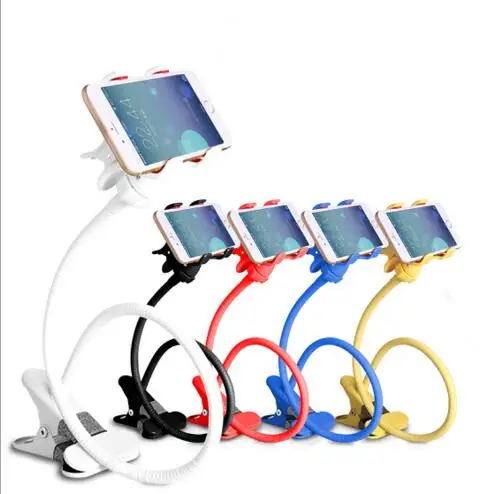 

High Quality Universal 360 Flexible Rotatable Lazy Bracket Bed Adjustable Mobile Phone Stand Cell Phone Holder, Colorful