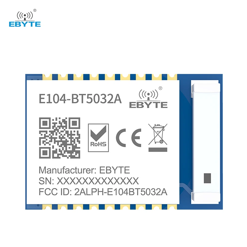 

Ebyte 2.4ghz nrf52832 wireless rf module ble4.0 ble4.2 ble5.0 blue tooth ibeacon module high gain ceramic antenna E104-BT5032A