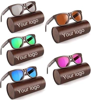 

Hot selling amazon wholesale sun glasses cheap bamboo sunglasses 2019 UV400 polarized custom logo sunglasses for man