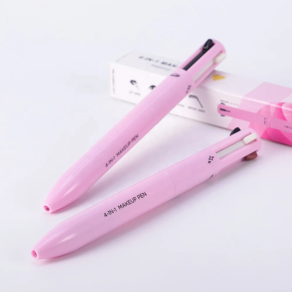 

Multifunctional Makeup Pen Private Label Lip Eye Highlighter Make Up Pencil 4 in 1 Makeup Pen