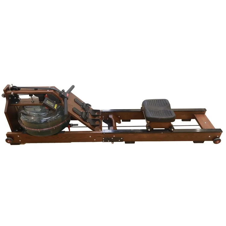 

Hot Selling Fitness Equipment Water Rower Professional Manufacturer Best Exercise Foldable Wooden Water Rowing Machine