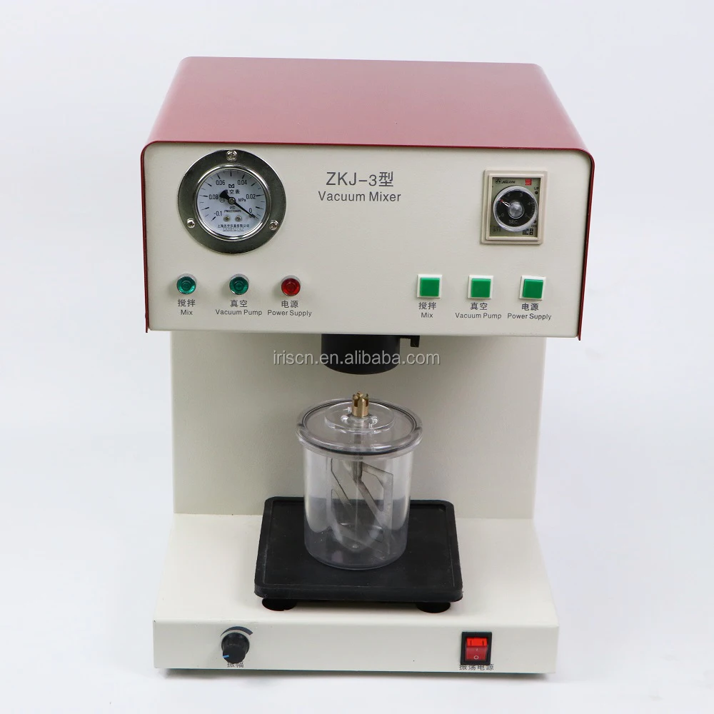 Dental Lab Equipment Vacuum Mixer Plaster Mixing Machine With Builtin