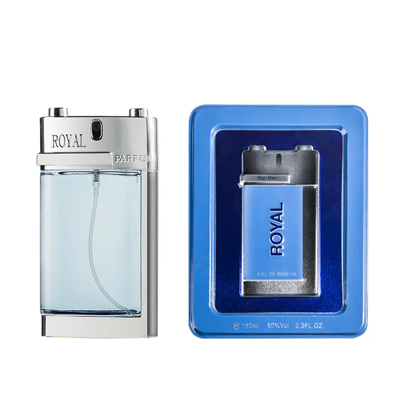 

Royal Cologne iron box, men's fragrance, ocean fragrance, gentleman, pheromone, and lasting fragrance 100ml