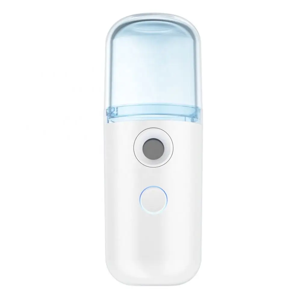 

Hot selling 30ml portable Handheld Skin Care Device pocket mini nano mist spray, multi-use electric sprayer bottle, White, pink