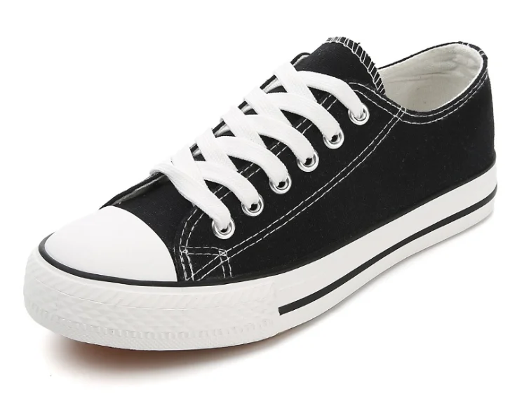

Rubber Leisure classic round head mens canvas casual shoes applicable in all seasons, 2 colors
