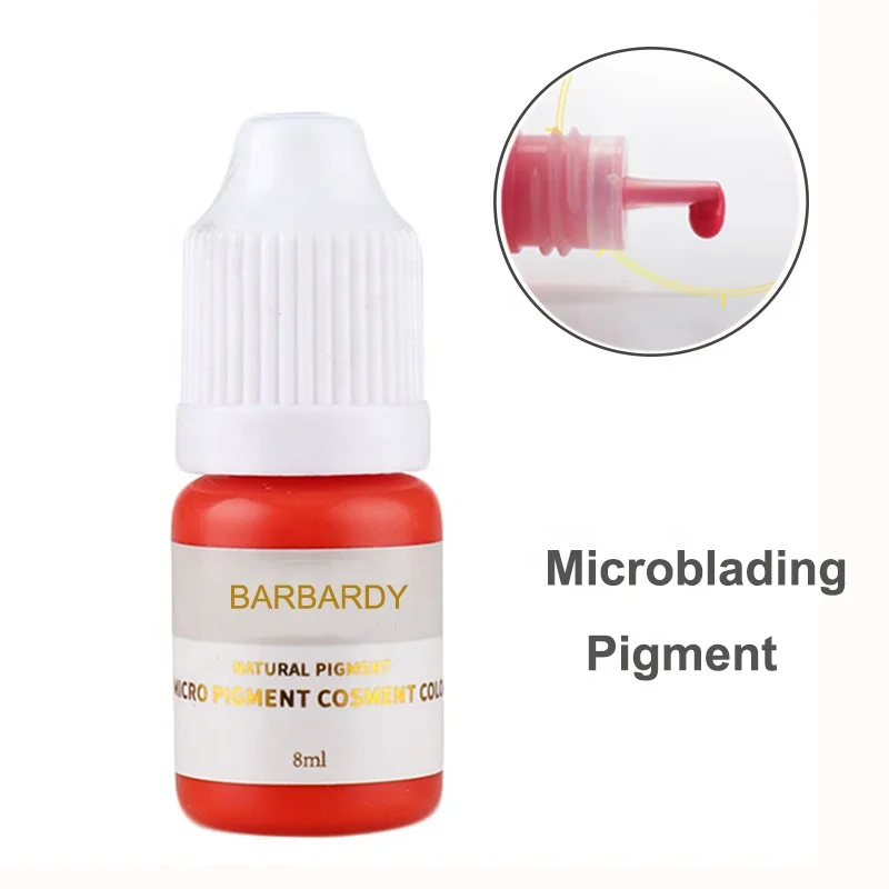 

D 22 Colors Cheap  Brown Red Eyebrow Permanent Makeup Pigment Microblading Pigment Private Label PMU Ink For Eyebrow Tattoo, Brown coffee / cholocate / light pink etc