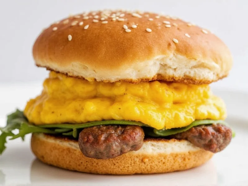 Egg and Sausage McMuffin Calories: 480 Per Sandwich