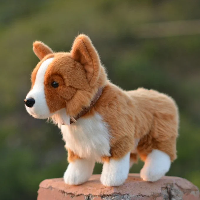realistic dog plush