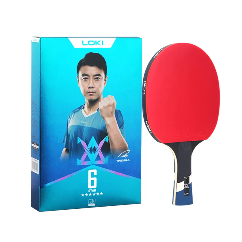 

LOKI E series 6star In stock ping pong bat carbon layer table tennis rackets