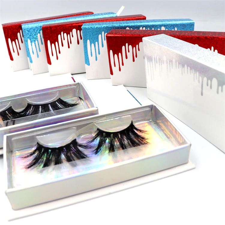 

Cruelty Free 3d 5d 25mm Luxury Mink Lashes Long Thick Fluffy Natural 3d Silk False Mink Eyelashes
