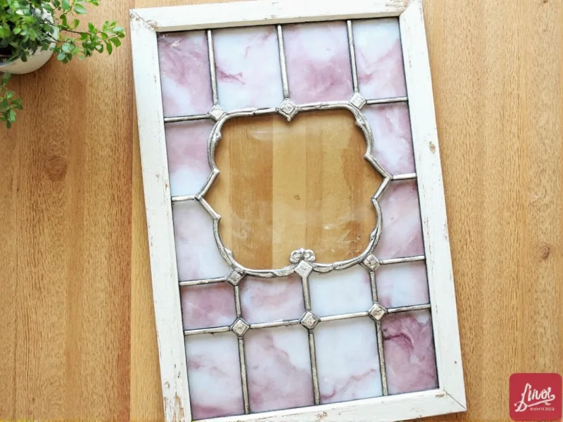 diy faux stained glass