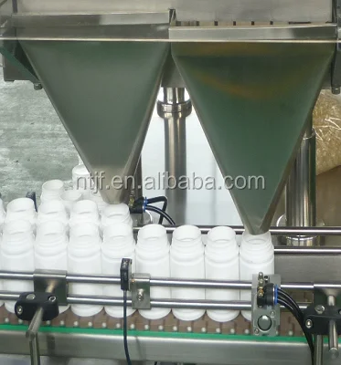 Due heads tablet capsule counting machine