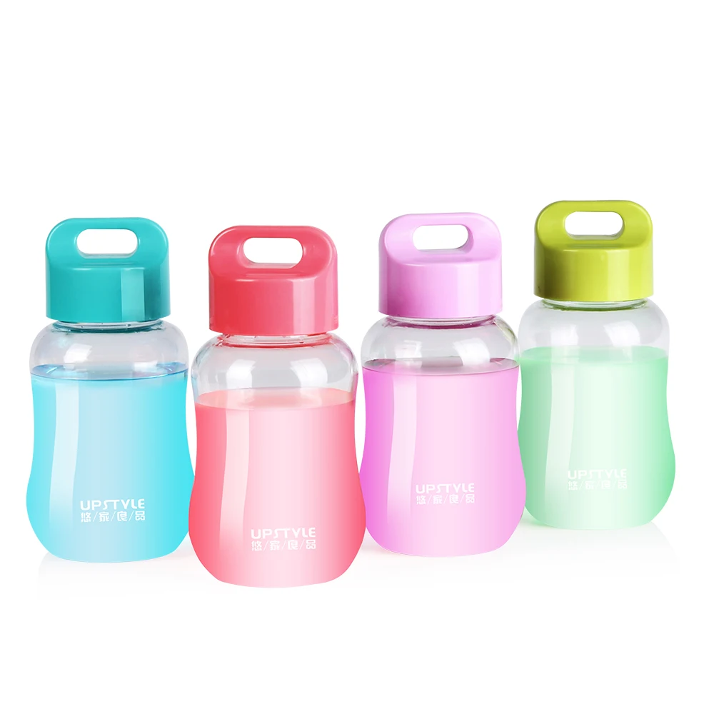 

OEM 6oz Kids Small Water Bottle Food Grade Plastic Mini Cute Juice Travel Mug for Milk Coffee Snacks Kitchen Storage Light Cup