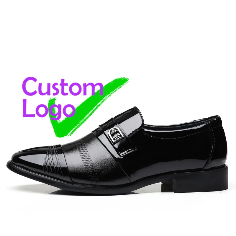 

low cut Synthetic Italian Shoes For Men man Personnalise Shoes Leather Men Slip on Height Increasing Shoes Leather Oxford new
