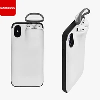 

2in1combined special design earphone phone case with airpods holder for iphone x