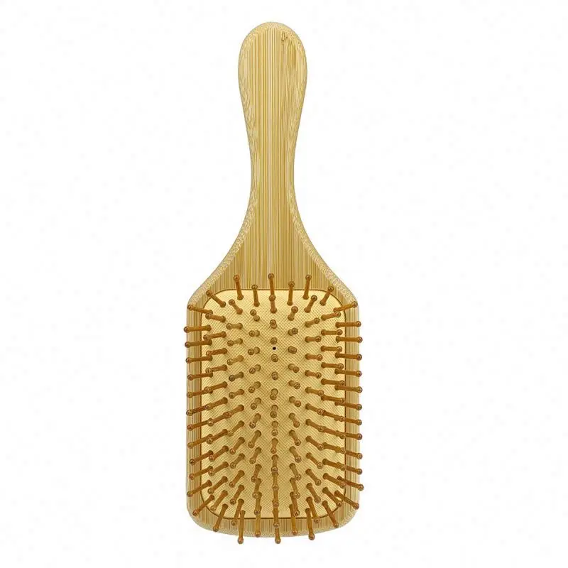 

Square Customized Peach Wood Comb Hair Brush A With Wooden Handle For Curling Wide Tooth Brushes Professional