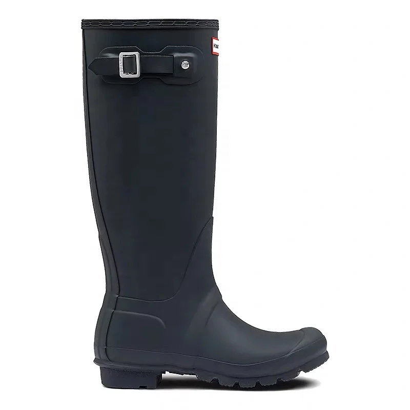 

Women's Knee High Matte Rubber Wellington Boots, Customized