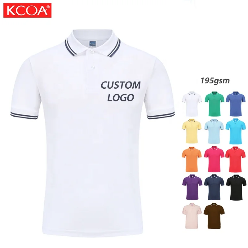 

RTS Summer Cheap 65% Cotton 35% Polyester Camiseta Sport Polo T-shirts