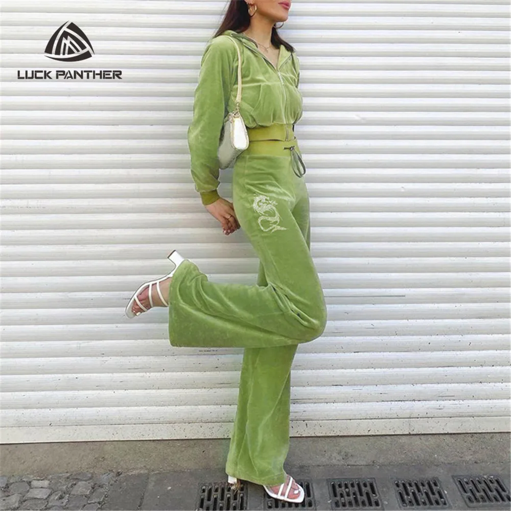 

Ready to Ship Sports Set Long Sleeve Zipper Crop Top Long Pants Women Outdoor Wear