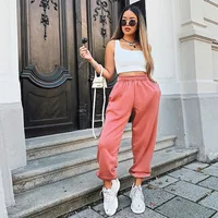 

Streetwear Candy Color Workout Cotton Hip Hop Athletic Pink Joggers