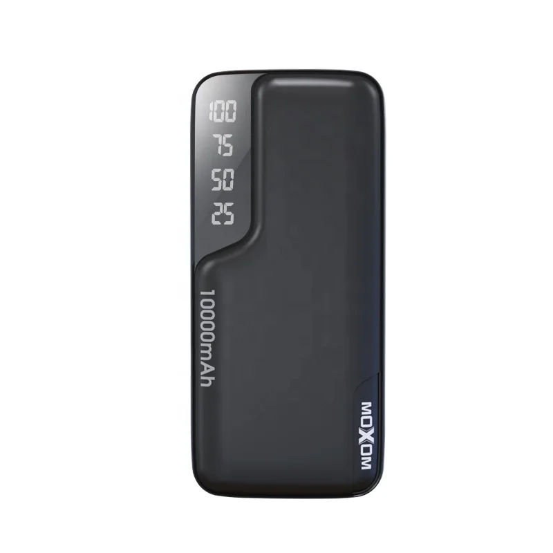 Super Thin PowerBank For Xiaomi Huawei 10000 mah LED Mirror Design Power Bank For xiaomi By MOXOM