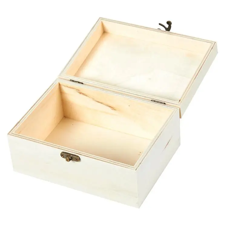 factory price wooden craft box for gift