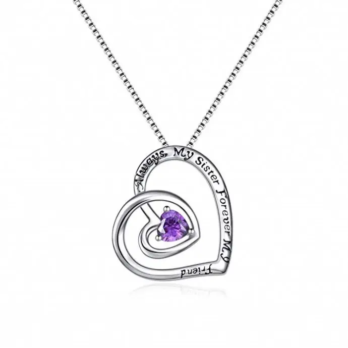 Gifts Sterling Silver Sister Necklace