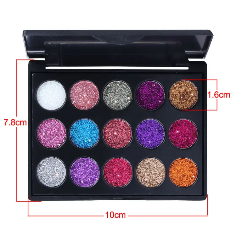 

2021 New Arrival Latest 15 Colors Eye Shadow Vegan Makeup Private Label Eyeshadow Palette
