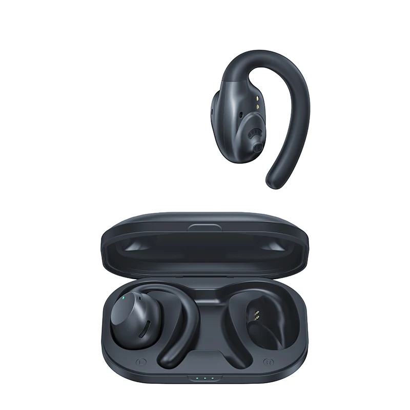 

USAMS EM20 Wireless Sports Earbuds with Hooks AAC Stereo Gym Earbuds BT 5.3 Earphone Earhook Earbuds OWS