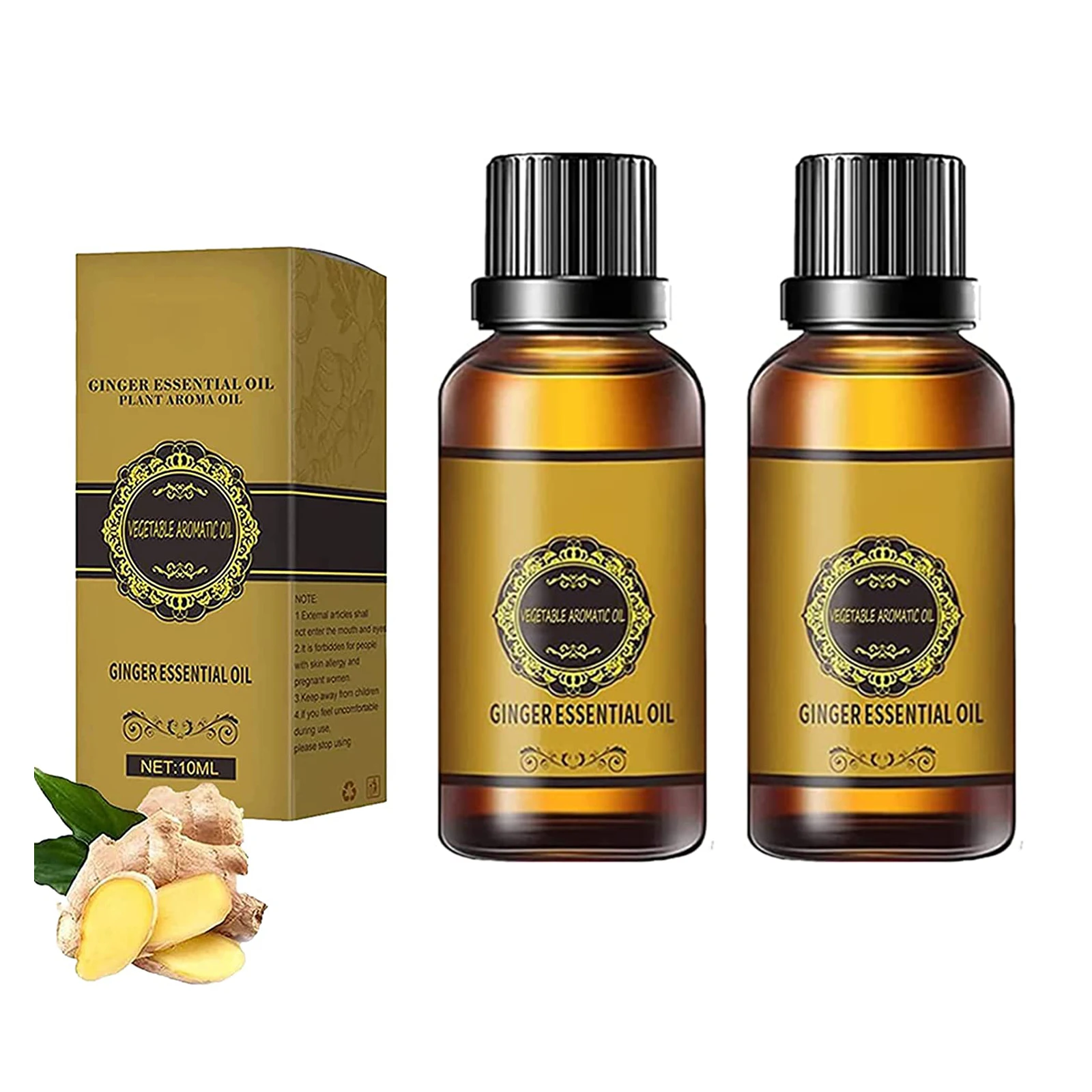 

eelhoe Ginger oil 10ml plant wholesale factory aromatherapy body massage humidifier water-soluble skin