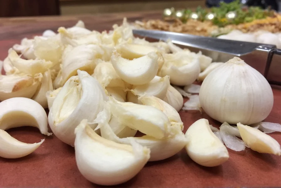 Different garlic chopping techniques comparison