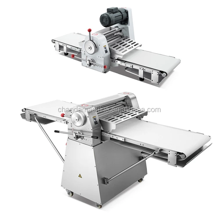 

CE Commercial dough rolling automatic dough sheeter bakerylaminadora de masa pastry croissant bread dough sheeter machine price