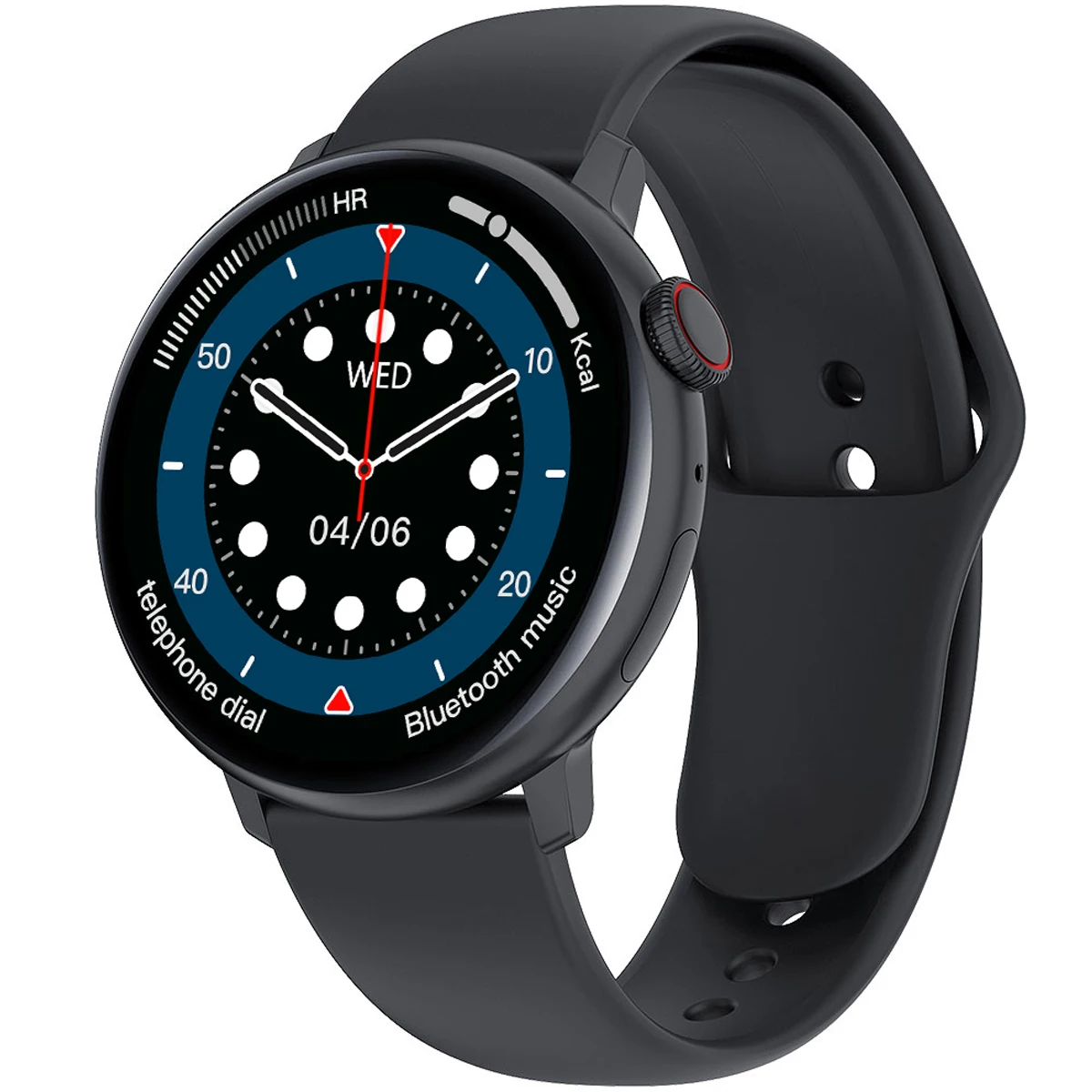 

2022 Premium Design Round AMOLED 1.3 Inch Display Screen BT Call IP68 Wireless Charging W86 Smart Watch