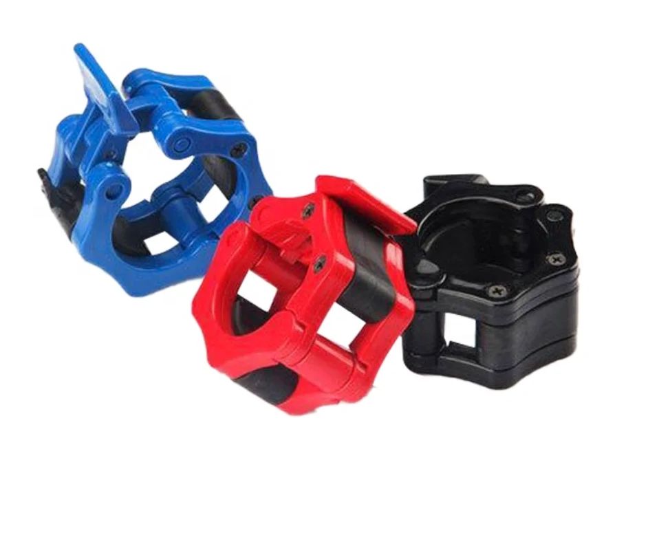 

Factory supply 2.5cm barbell collar weight lifting bar gym fitness dumbbell buckle lock clips clamp barbell collar